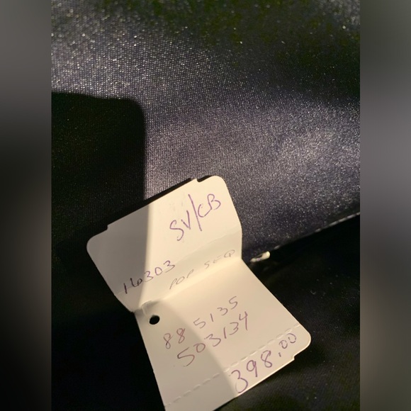 LIMITED EDITION COACH POPPY blue sequin bag with brushed silver leather straps - Picture 6 of 17